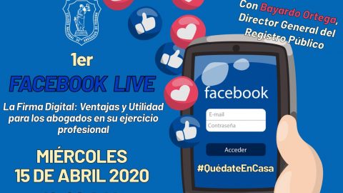 1er FACEBOOK LIVE: LA FIRMA DIGITAL