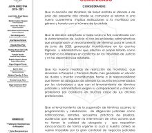 COMUNICADO SUSPENSIÓN DE TÉRMINOS JUDICIALES Y ADMINISTRATIVOS