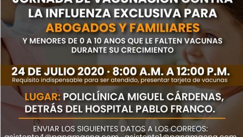 ATENCIÓN PROVINCIA DE LOS SANTOS: JORNADA DE VACUNACIÓN CONTRA LA INFLUENZA