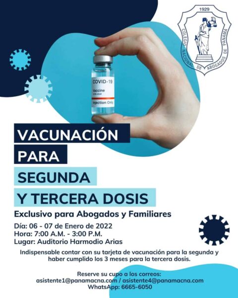 Vacunación Segunda y Tercera Dosis