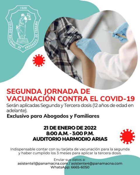 Segunda jornada de vacunación contra el COVID-19