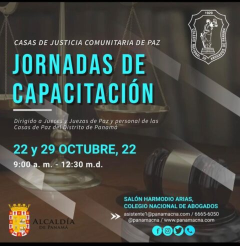 JORNADAS DE CAPACITACIÓN: CASAS DE JUSTICIA COMUNITARIA DE PAZ