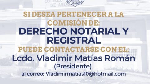 Comision Derecho Notarial y Registral