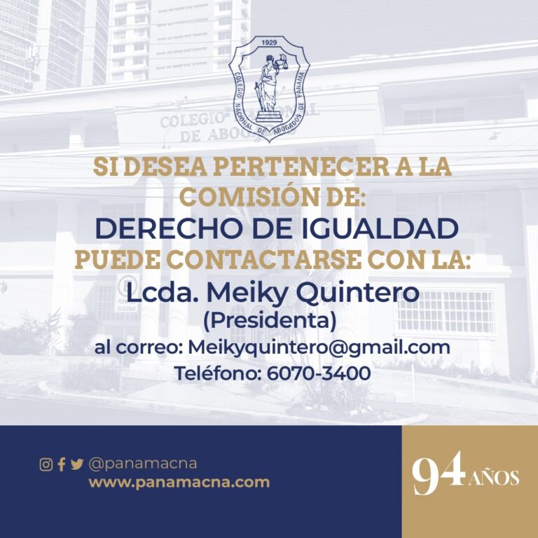Comisión de Derecho de Igualdad